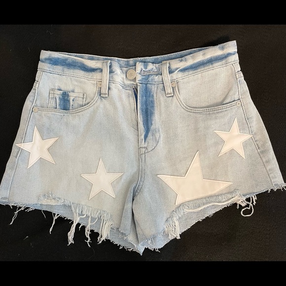 Blanknyc Star Jean Shorts Womens Size 